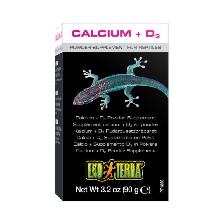 Exo Terra Calcium + D3 - wapno sproszkowane