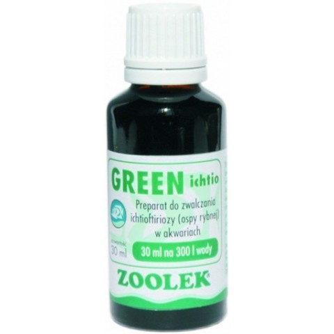 Zoolek Green ichtio 1000ml zieleń preparat leczniczy