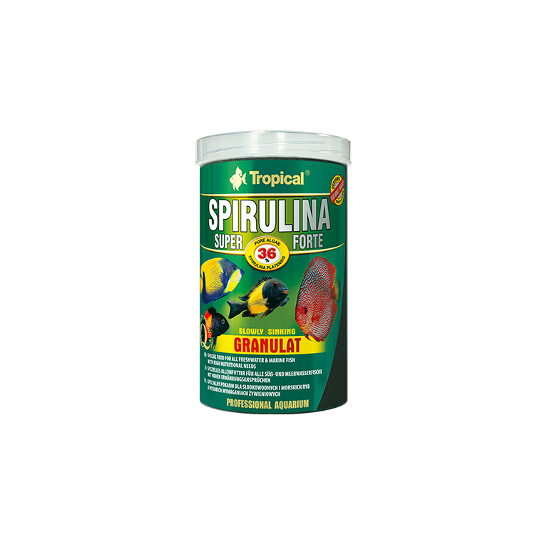 TROPICAL Spirulina Super Forte 36% granulat 3kg/5l