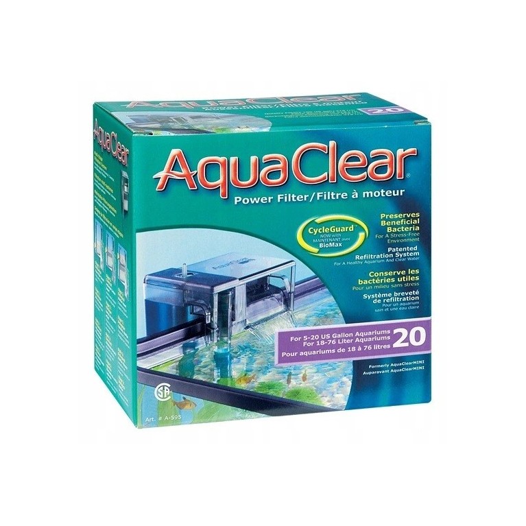 HAGEN Fluval filtr kaskadowy AquaClear Mini 20 125-378l/h