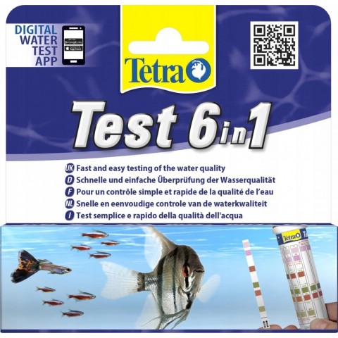 Tetra Test 6in1 - testy paskowe